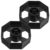 WOFASHPURET 2set Tape Dispenser Core Replacement Plastic Insert with Smooth Dispensing and Anti-Slip Features, Black Tape Inner Wheel for Office and Factory Use