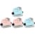 WOFASHPURET 4pcs Reusable Math Roller Stamp Wear Resistant Plastic Tool