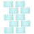 WOFASHPURET Holographic Craft Paper with Smooth Surface 10 Sheets Self Adhesive Vinyl Sticker Film and Repeated Repositioning for Glass Window Decorations and Decorative Craft Paper Creations