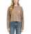 Women’s Cropped Hollow Leaf Knit Pullover Crew Neck Long Sleeve Casual Fall Winter Sweater