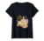 Women’s Hello New York Taxi and Skyline Watercolor Graphic Design V-Neck T-Shirt
