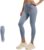 Women’s High Waisted Leggings, 7/8 Yoga Workout Pants Yoga Gym Running (Lake Grey-Blue,XX-Large)