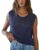 Women’s Hollow Out Loose Knitted Vest Sleeveless Tank Top Breathable Summer Casual Simple Layering Top