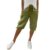 Women Shorts with Pockets Knee Length Drawstring Elastic Waist Short Pants