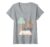 Women’s I Read Past My Bedtime Bookworm Reader Librarian Retro V-Neck T-Shirt