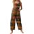 Women’s Jumpsuits Spring Summer Pumpkin One Piece Vintage Floral Print Spooky Season Outfit Cute Baggy Overalls(4-Ginger,Large)