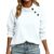Women’s Long Sleeve Sweatshirt Button Mock Neck Casual Dressy Fashion