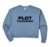 Womens Plot Thickener Fun Book Fair Book Lover Joke Comfort Colors Crop Sweatshirt