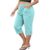 Women’s Plus Size Capri Pants Drawstring Waist with Pockets