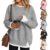 Womens Pullover Oversized Crewneck Cute Long Sleeve Sweatshirt