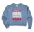 Womens Read More Learn More Think Critically Education Science Nerd Comfort Colors Crop Sweatshirt