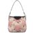 Women’s Shoulder Handbags Checkered Pink Hydrangea Tote Bags