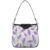 Women’s Shoulder Handbags Lavender Watercolor Flowers Tote Bags
