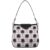 Women’s Shoulder Handbags Palm Tree White and Pink Striped Tote Bags