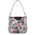 Women’s Shoulder Handbags Pink Hibiscus Palm Leaf Tote Bags