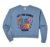 Womens Teacher Student Field-Day Let The Games Begin Field-Day Comfort Colors Crop Sweatshirt