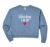 Womens Teaching is My Jam Funny Teacher Quote Classroom Humor Comfort Colors Crop Sweatshirt