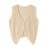 Women’s V-Neck Hollow Out Knitted Vest Sleeveless Slimming Silhouette Daily Casual Airy Summer Top