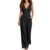 Women’s V Neck Wide Leg Jumpsuit Sleeveless Wrap Romper Casual