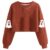 Women’s Witch Crop Sweatshirt Vintage Graphic Pullover Spooky Season Tops