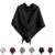 Women’s Wool Shawl Wraps, Pashmina Shawl Wraps for Women Cardigan Cape Wool Cashmere Sweater Shawl Triangle Scarf