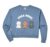 Womens Yoga Mode Funny Cute Bears Kawaii Yoga Bear Stress Free Comfort Colors Crop Sweatshirt