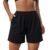 Womens Yoga Running Workout Shorts Elastic Fitness Gym Sport Leggings Activewear