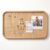 Wonderjune Linen Display Pinboard, Rectangle, 24” X 12”, Natural