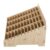 Wood 48 Grid Slanted Phone Storage Box for Office Classroom Organization
