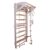 Wood And Hearts Kids Swedish Ladder Wall Gym for Indoor Active Play – Adjustable Pull-Up Bar, Rope Ladder, Gymnastics Rings, Swing & Climbing Rope, 5in1 Gym Set for Ages 3-16 (75 Inch, White)