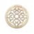 Wood Applique for Furniture 4pcs Solid Wood Carved Round Appliqué European Style Wooden Door Panel Wall Decoration 11cm