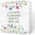 Wood Box Sign A Flower Blossoms for Its Own Joy Rustic Flower Bloom Decorations Spring Floral Home Office Wood Box Sign Farmhouse Cubicle Shelf Wall Art Decor 5×5 Inch