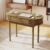 Wood Desk with Drawer,39.36”Computer Desk Vanity Console Table,Brown