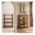 Wood Display Shelf, Open Storage Bookcase for Home Office