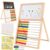 Wooden Abacus for Kids Counting Toy Double-Sided Blackboard Whiteboard