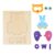 Wooden Animal Puzzles Color Cognition Embedded Smoother Edges Toddler Puzzles for Home Toys