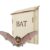 Wooden Bat House Outdoor Shelter for Backyard Wildlife Control