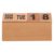 Wooden Block Desk Calendar Manual Flip Perpetual Calendar