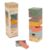 Wooden Blocks Stacking Games, 48PCS Tumbling Stacking Blocks Game for Kids and Families, Wood Colorful Balancing Blocks Montessori Toys for Kids