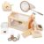 Wooden Bug Catcher Kit for Kids, 16-in-1 Outside Toys for Toddlers STEM Outdoor Explorer Set with 3-Way Observation Habitat, Butterfly Net, Magnifying Glass, Educational Gift for Boys Girls Ages 3-8