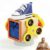 Wooden Busy Activity Cube for Seniors with Sensory Hand Dexterity Practice