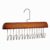 Wooden Clothes Hanger Multi-Hook Wave Design for Closet Organization