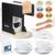 Wooden Coffee Maker Toy for Kids Kitchen Accessories Pretend Play Toddler Coffee Playset for Girls Boys Ages 3 4 5 Years Birthday Gifts (Coffee Maker-Black)