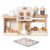 Wooden Coffee Shop Pretend Play Set for Kids – Realistic Espresso Machine Toy with Play Food, Cups & Menu, Montessori Educational Role-Play Toy for Toddlers 3+