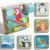 Wooden Cube Puzzle for Toddlers 1-3, 6-in-1 Animal Montessori Learning Toys