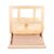 Wooden Easel Desktop Painting Stand with Drawer Foldable Green