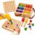 Wooden Educational Design & Drill Bolt-It Bucket, STEM Building Toy Ages 3+