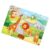 Wooden Farm Animals Marine Life Cartoon Puzzles for Aged 3-6 Years Old Peg Puzzle Hand Game Wooden Puzzles for