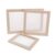 Wooden for 3pcs Papermaking Screen with Paper Frame Mesh DIY Crafts