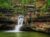 Wooden Jigsaw Puzzle, Hocking Hills Waterfall Scene, 300 Pieces, Interior Display, Natural Mountain Scenery